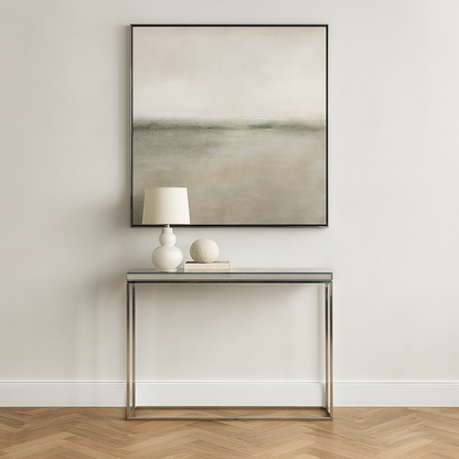 Elysee Mirrored Glass Console Table