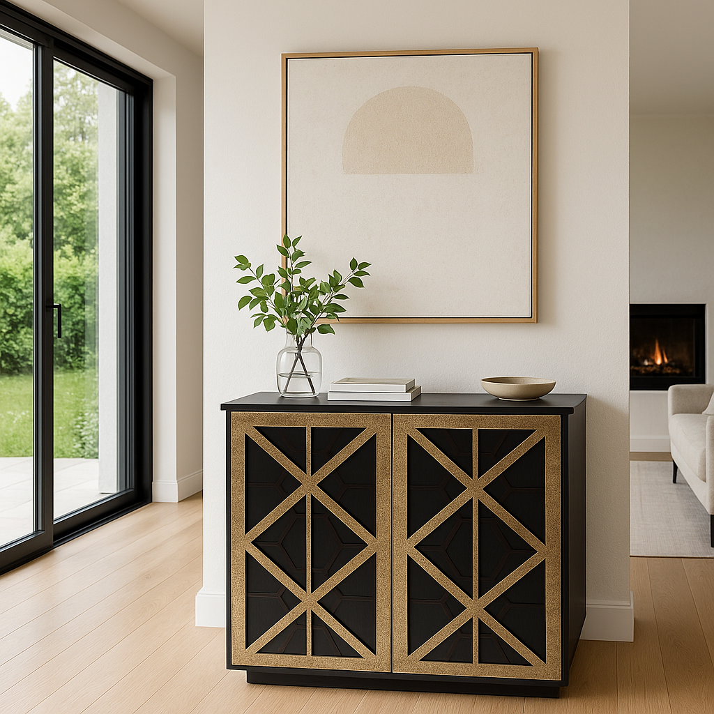 Reeno Fretwork 2 Door Sideboard