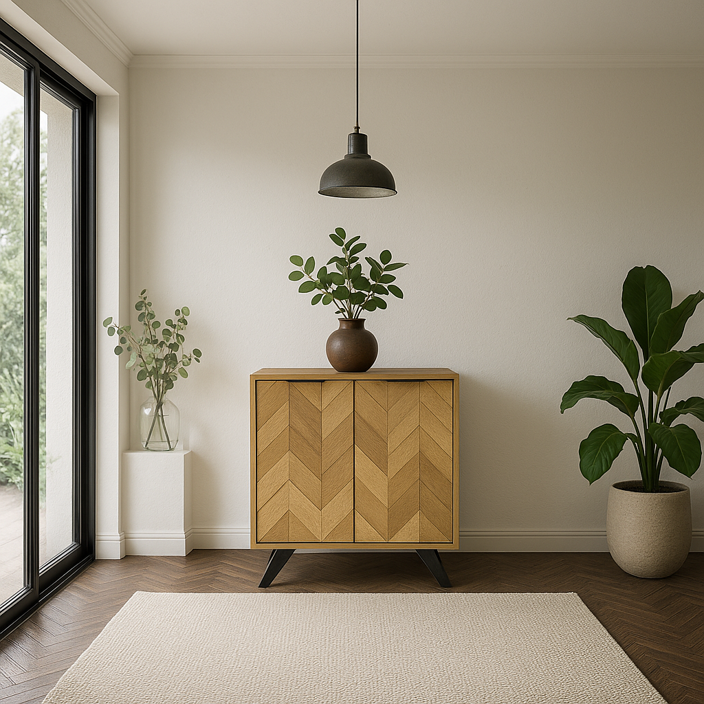 Amiya Mango Wood Hall Cabinet