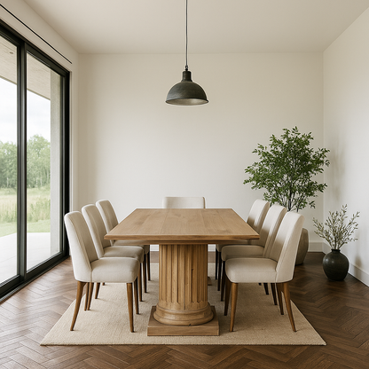 Ravelle 220cm Mango Wood Dining Table