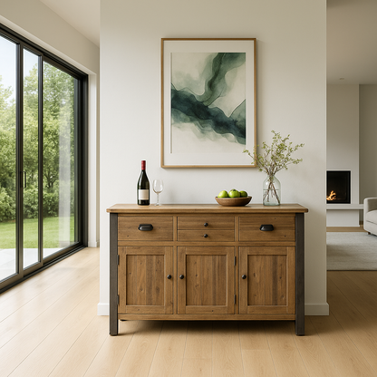 Urban Elegance - Reclaimed Wood Sideboard - Sideboard - Heart of Kitchens