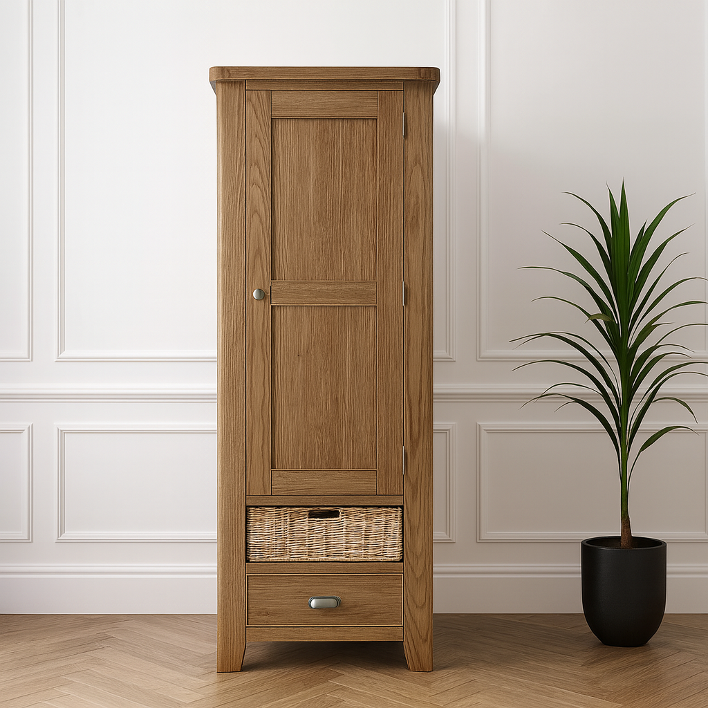 Eaton Country Oak Single Larder Unit