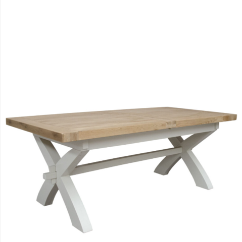 Deluxe Painted 8-12 Seater Extendable Dining Table