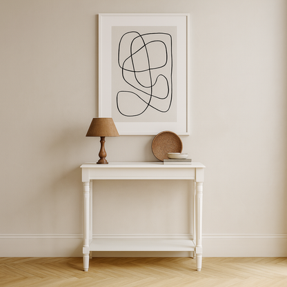 Heritage Pine Wood Console Table