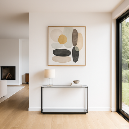 Lennox Black Framed Console Table