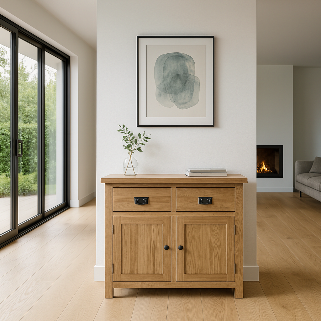 Dewsbury Oak 2 Door 2 Drawer Sideboard