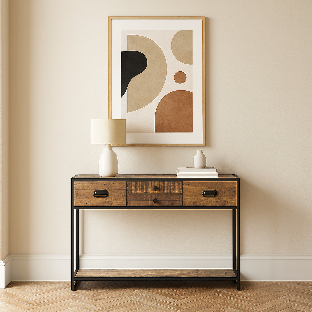 Ooki Reclaimed Wood Large Console Table - Console Table - Heart of Kitchens