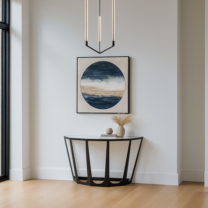 Catalan Bronze Gilded Console Table
