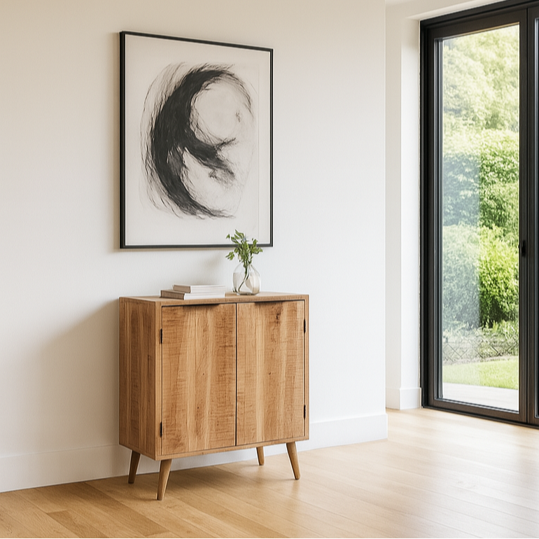 Saran Solid Wood Drinks Sideboard