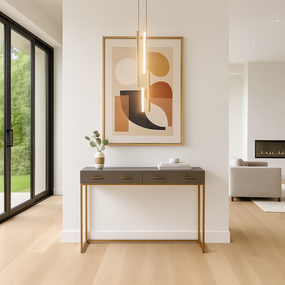 Looma Shagreen Console Table