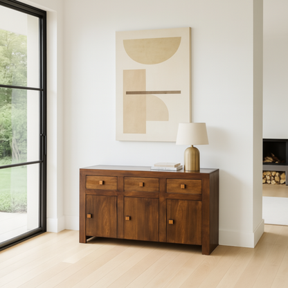 Nala Dark Mango Wood Large Sideboard