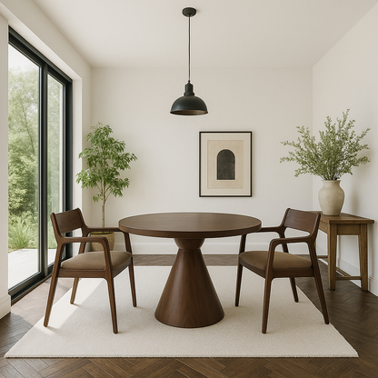 Monterey Mango Wood Round 116.5cm Dining Table