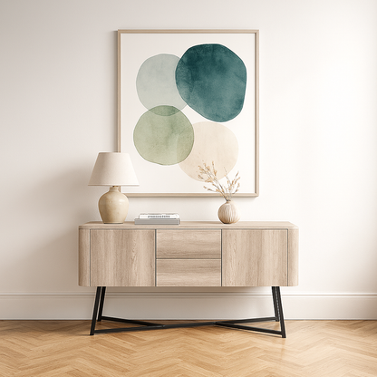 Ukiah Grey Oak Veneer Sideboard
