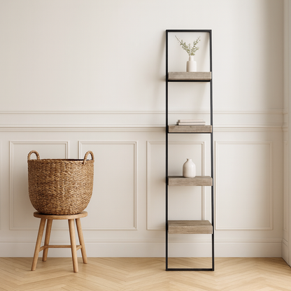 Jersey Concrete Effect 4 Shelf Unit