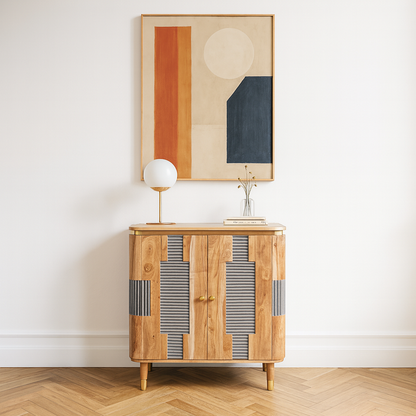 Hawksy Acacia Wood 2 Doors Sideboard