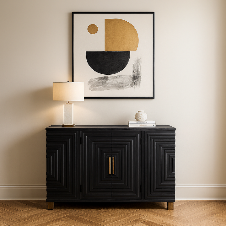 Lennox Black 2 Door Sideboard