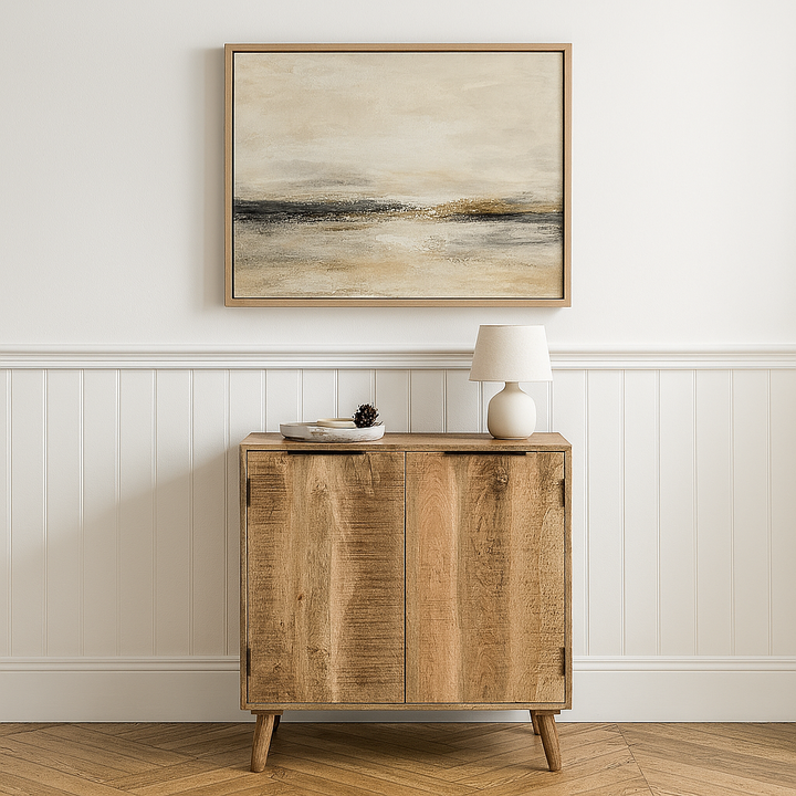 Saran Solid Wood Drinks Sideboard