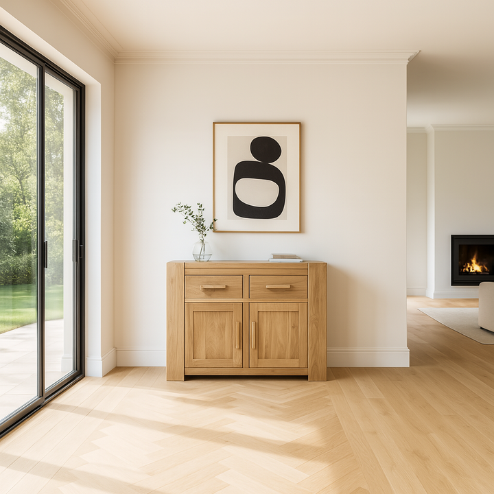 Trend Solid Oak Medium Sideboard - Sideboard - Heart of Kitchens