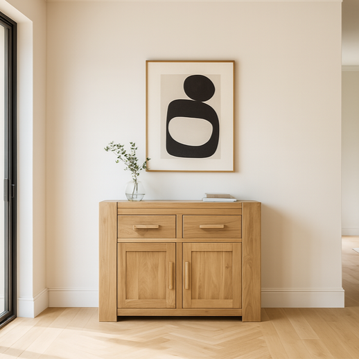 Trend Solid Oak Medium Sideboard - Sideboard - Heart of Kitchens