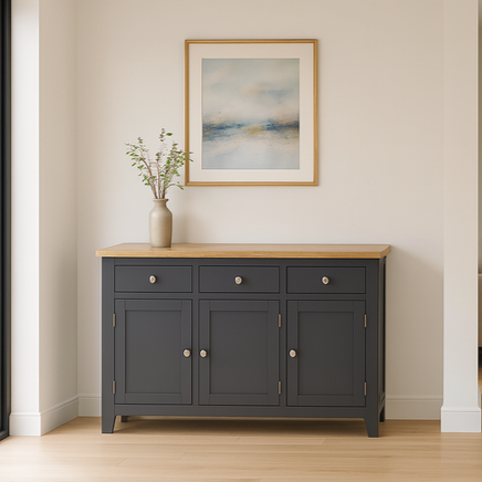Bordeaux Dark Grey Sideboard