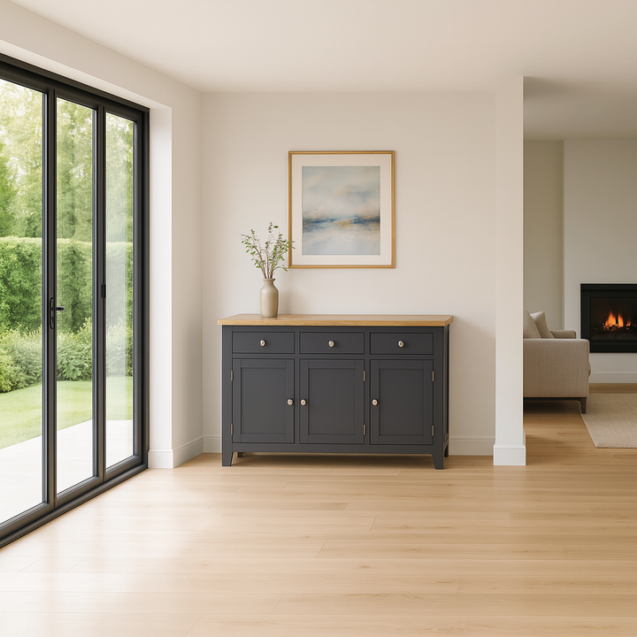 Bordeaux Dark Grey Sideboard