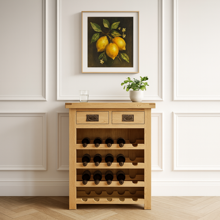 Dewsbury Oak Wine Rack