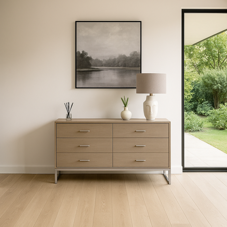 Ambroso Grey Wash Mango Wood Sideboard
