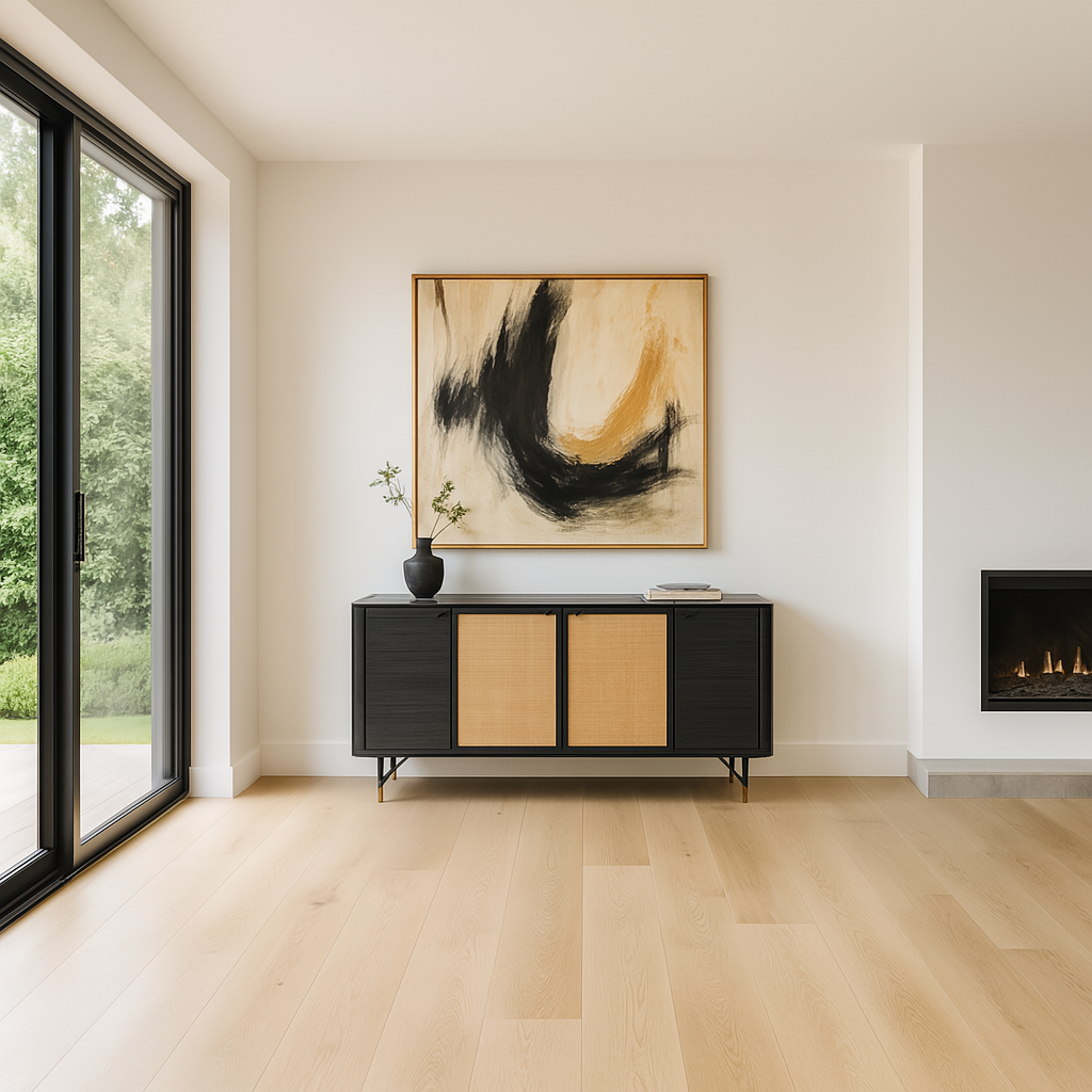 Fiji Black Acacia Wood Sideboard