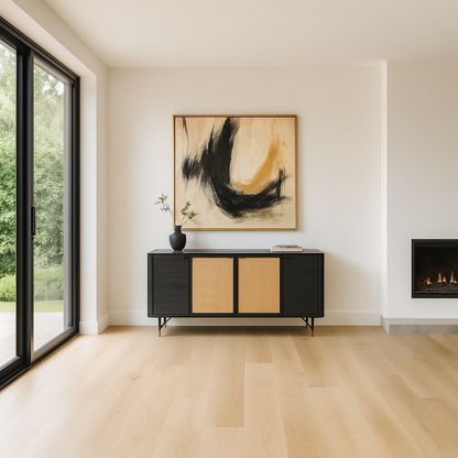 Fiji Black Acacia Wood Sideboard