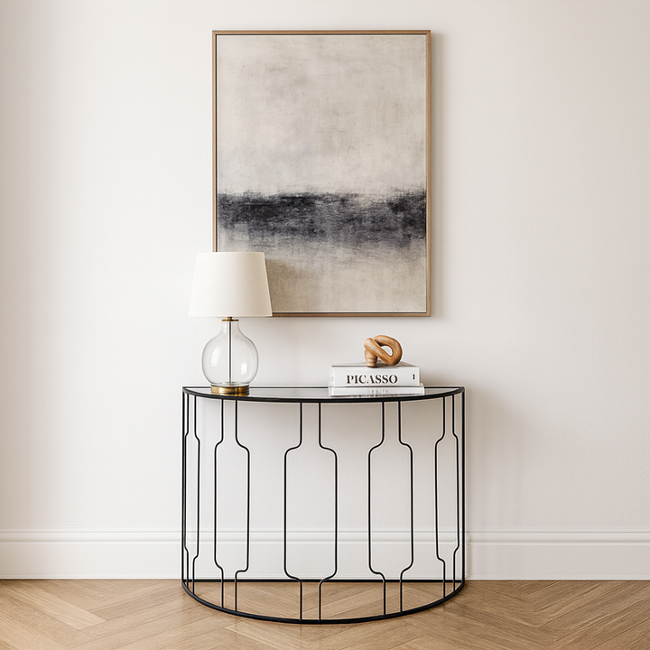 Caprisse Half Moon Console Table