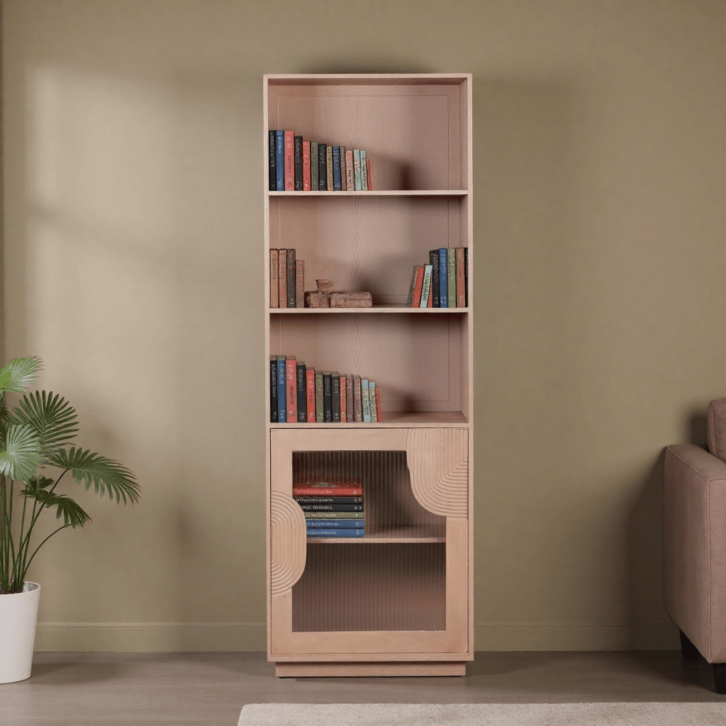 Indus Solid Wood Bookcase