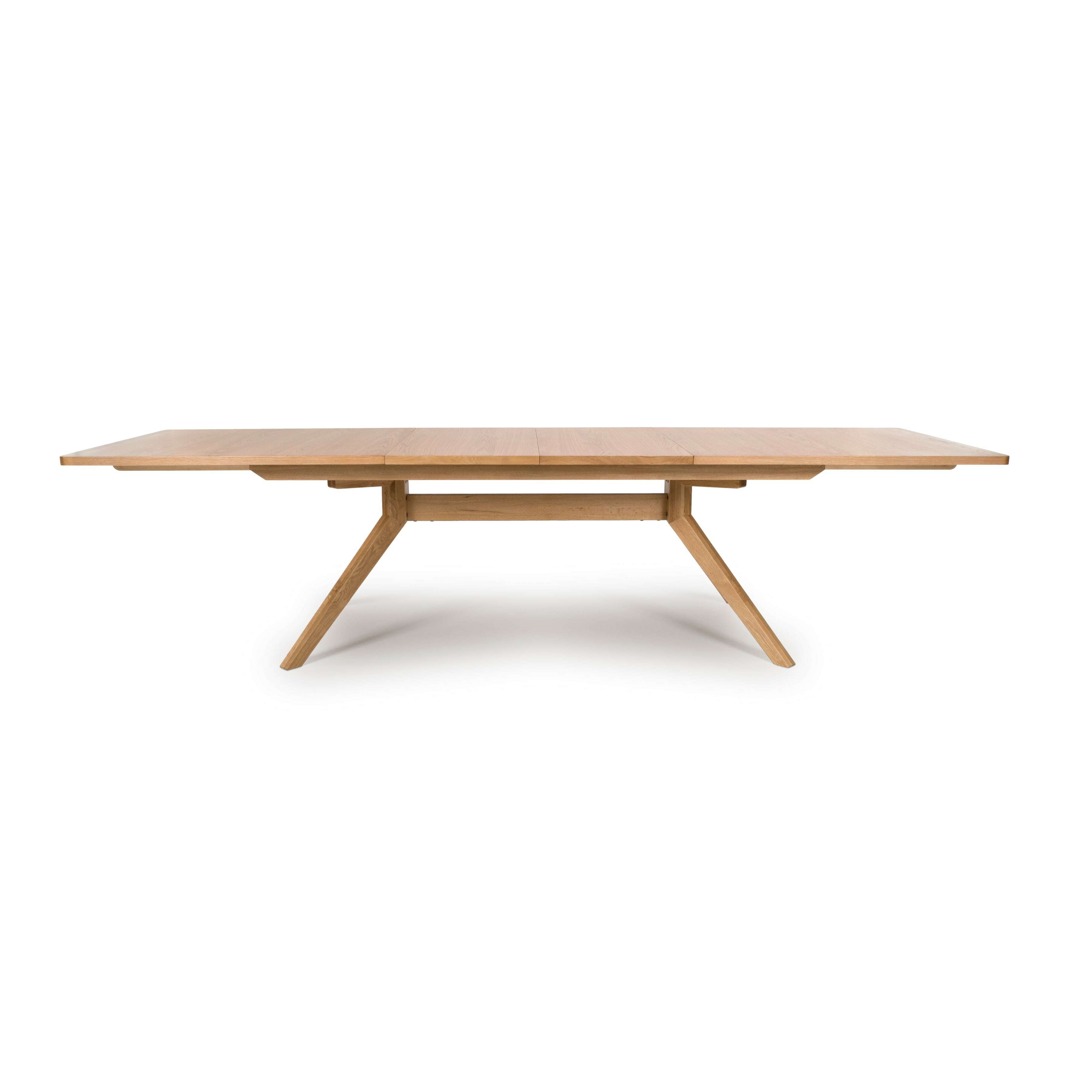 Isla Oak 2.1m Extendable Dining Table | Bold Angles with Everyday