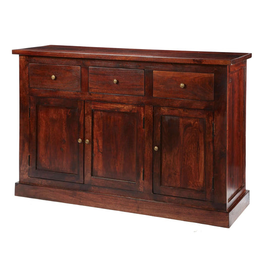 Jaipur Dark Mango Wood Large Sideboard