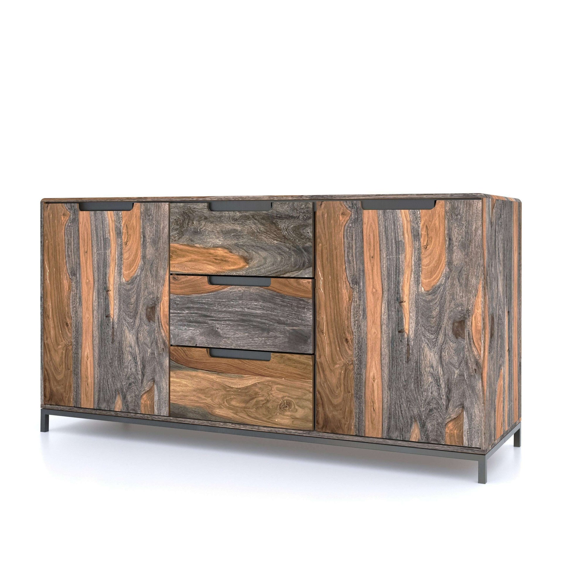 Kavi Sheesham 3 Door Sideboard - Sideboard - Heart of Kitchens