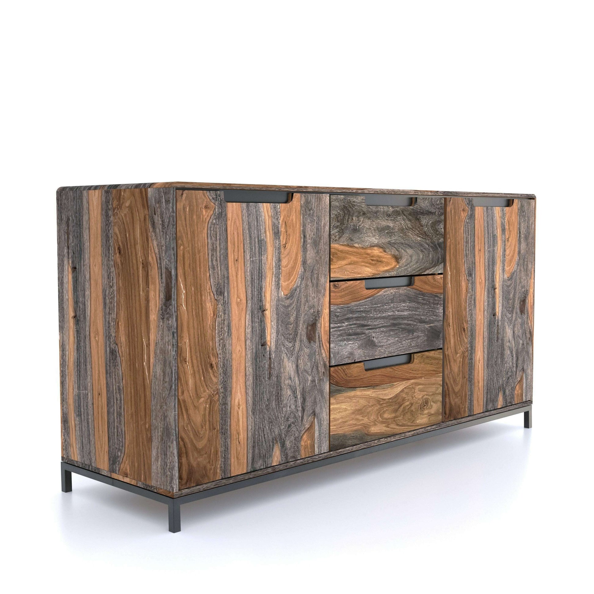 Kavi Sheesham 3 Door Sideboard - Sideboard - Heart of Kitchens