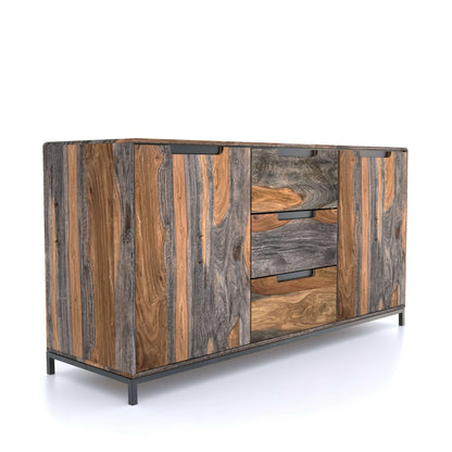 Kavi Sheesham 3 Door Sideboard - Sideboard - Heart of Kitchens
