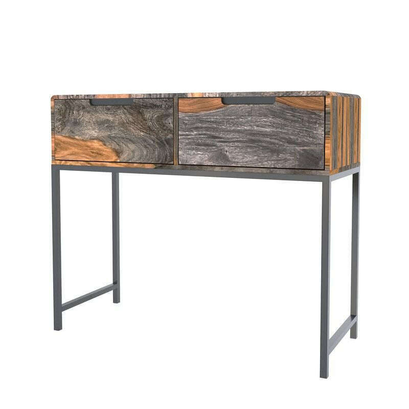 Kavi Sheesham Wood 2 Drawer Console Table - Console Table - Heart of Kitchens
