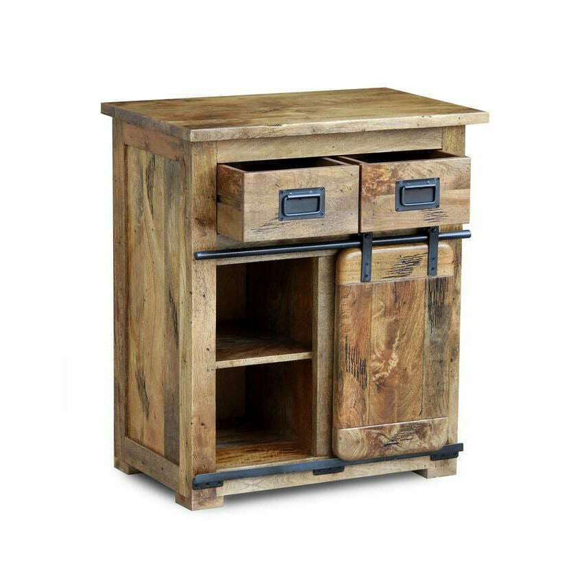 Kora Mango Wood Hall Cabinet - Hall Cabinet - Heart of Kitchens