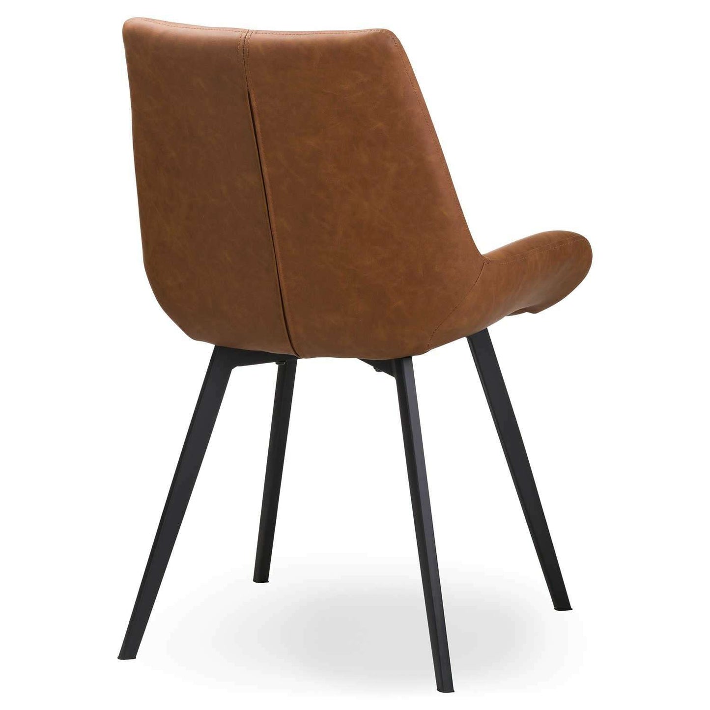Malmo Tan Brown Leather Dining Chair
