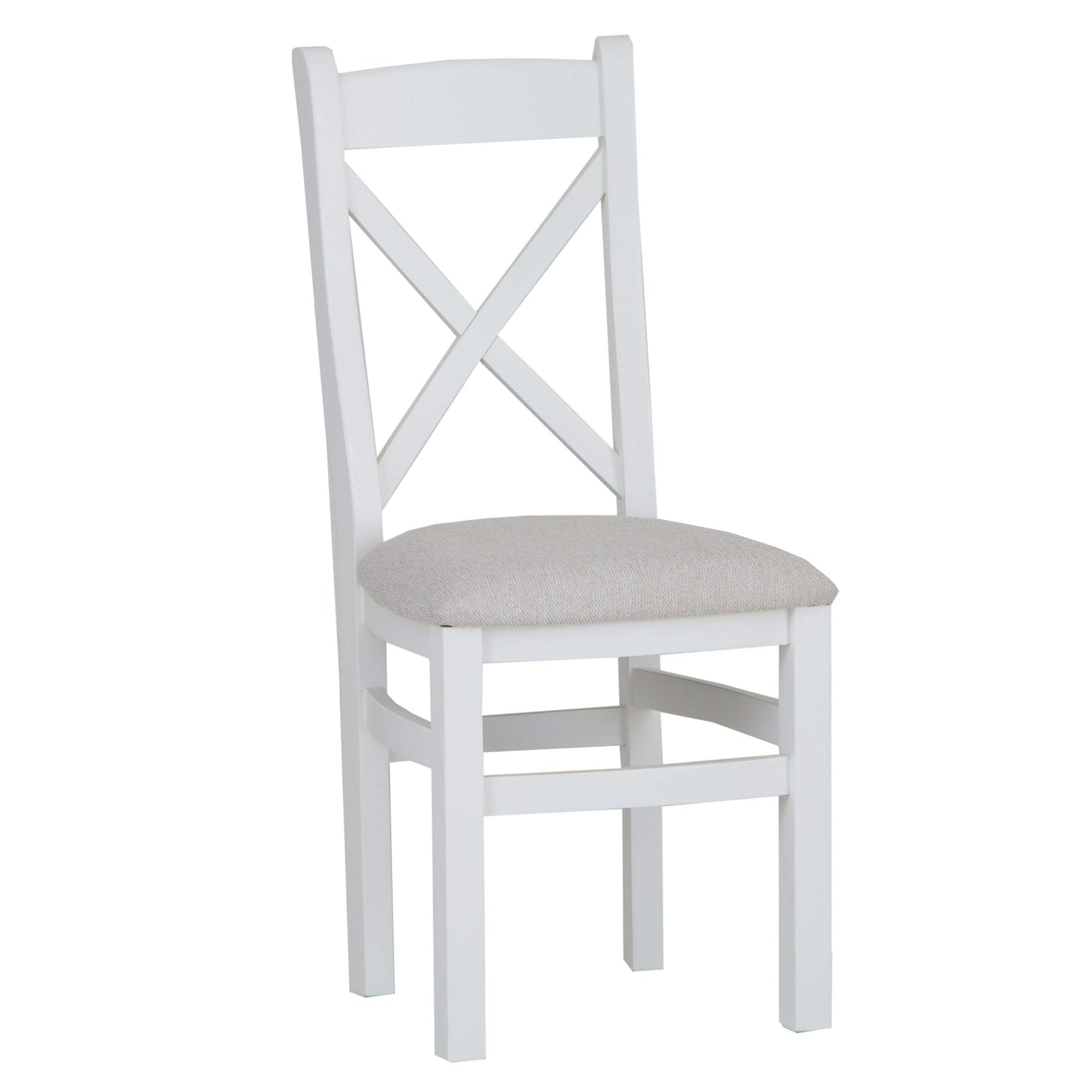 Marlborough White Oak Fabric Seat Dining Chair
