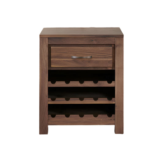 Mayan Wine Rack Lamp Table