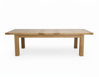 Deluxe Large 8-14 Seater Extendable Oak Dining Table