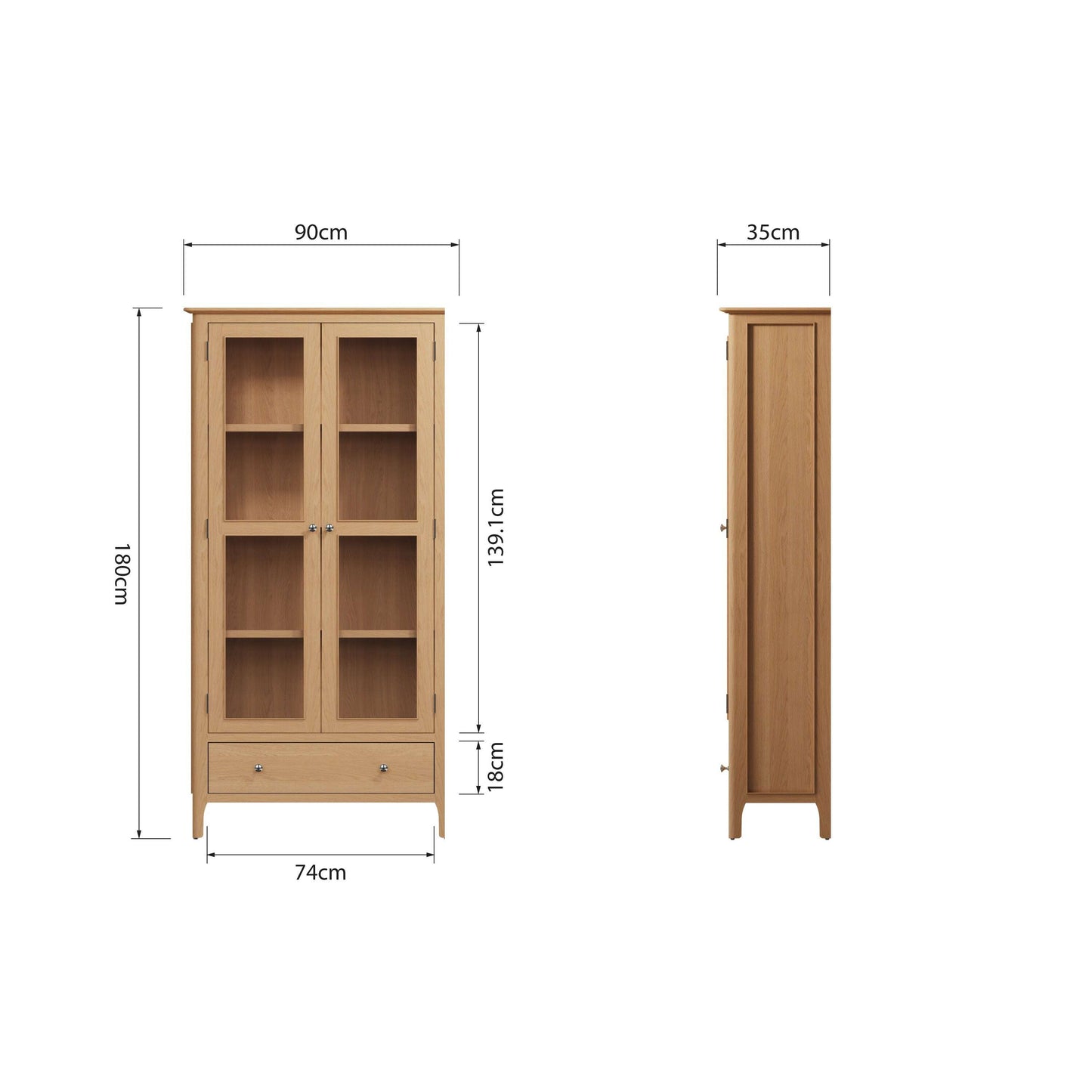 Oakmere Display Cabinet