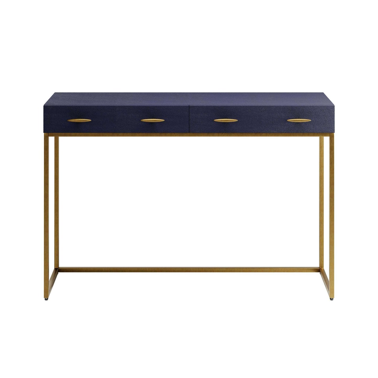 Oaska Navy Shagreen Console Table