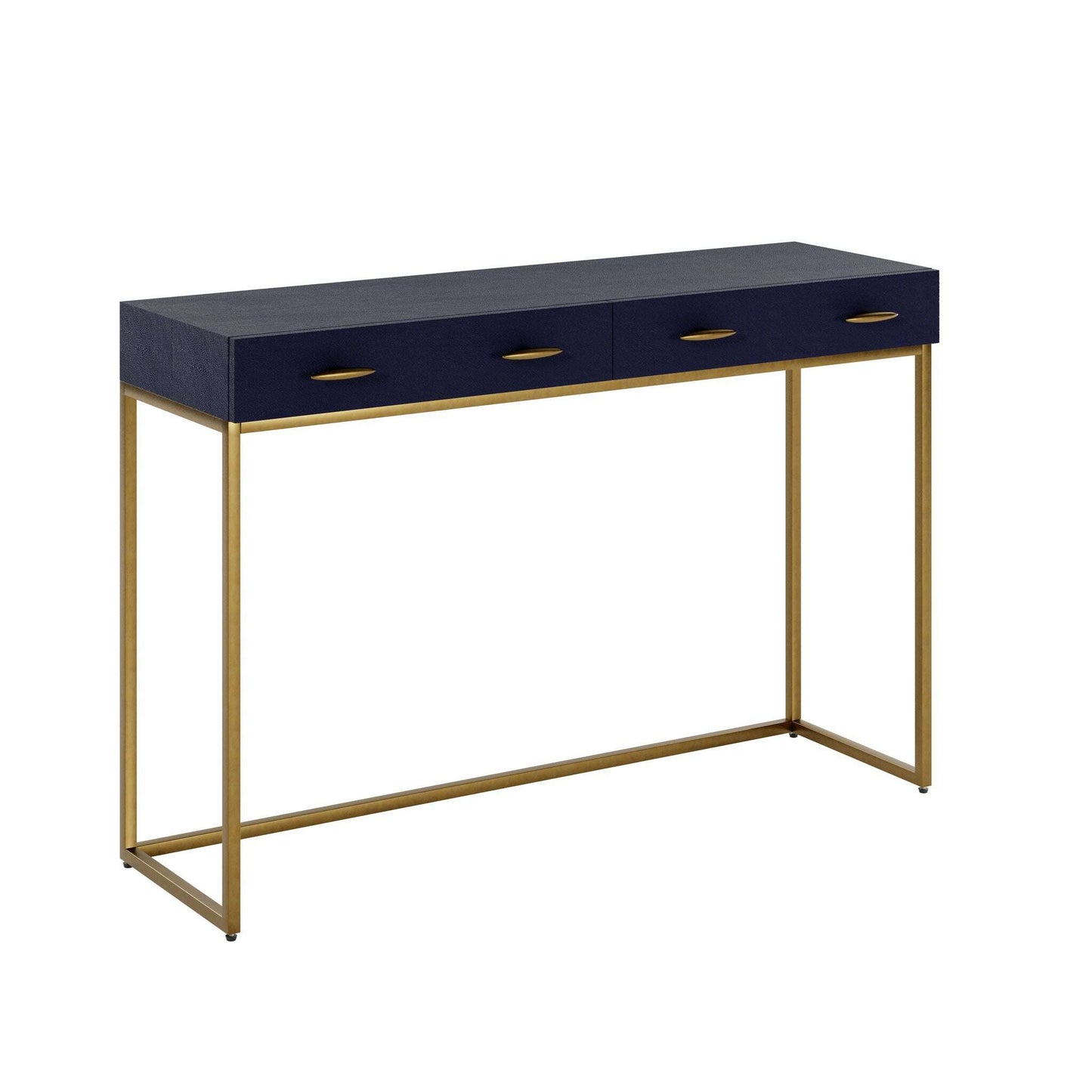 Oaska Navy Shagreen Console Table