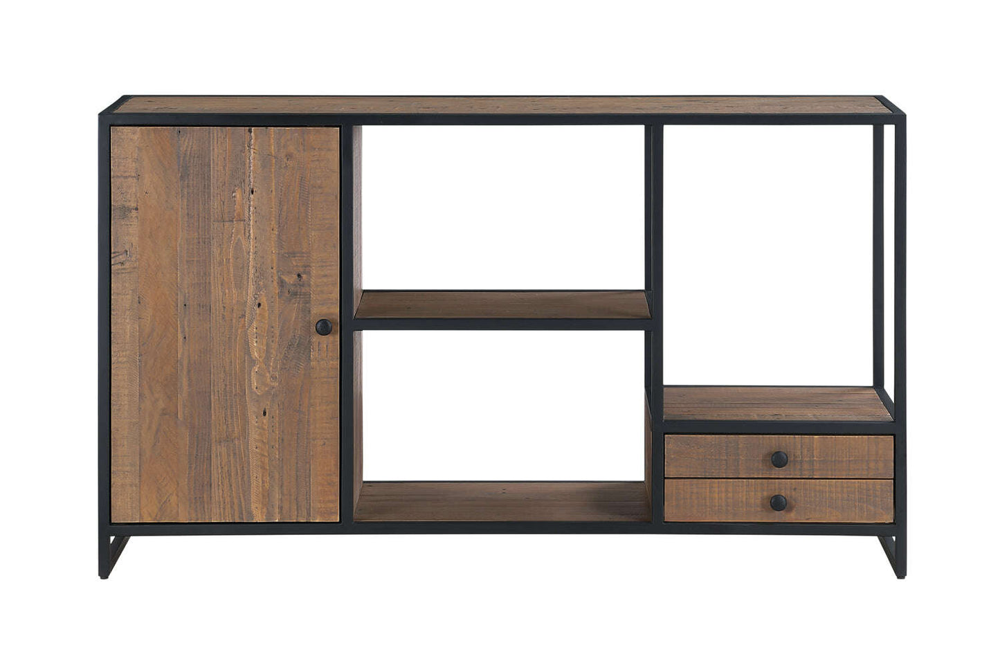 Ooki Reclaimed Wood Funky Open Console Table