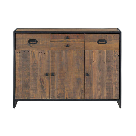 Ooki Reclaimed Wood Sideboard With 3 Doors & 4 Drawers - Sideboard - Heart of Kitchens
