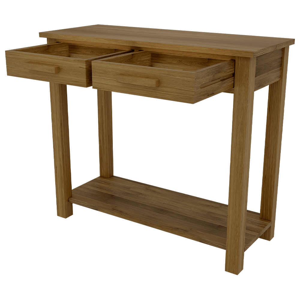 Opus Solid Oak Console Table