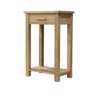 Opus Solid Oak Small Console Table