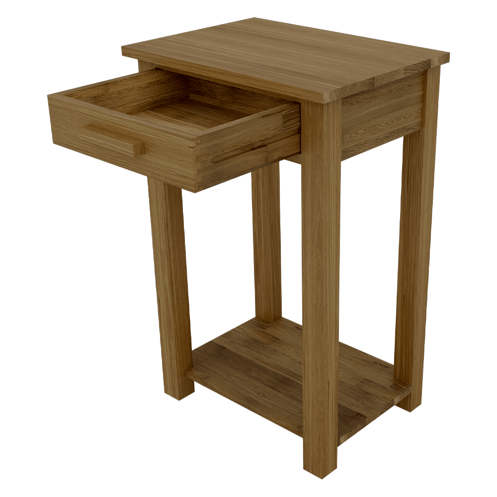 Opus Solid Oak Small Console Table